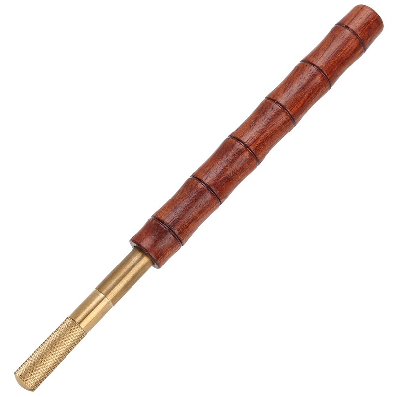 Wooden Handle Edge Oil Pen Brass Edge Dye Roller Applicator