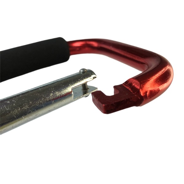 HTS 273P0 7-3/4" Blue Jumbo Aluminum Carabiner