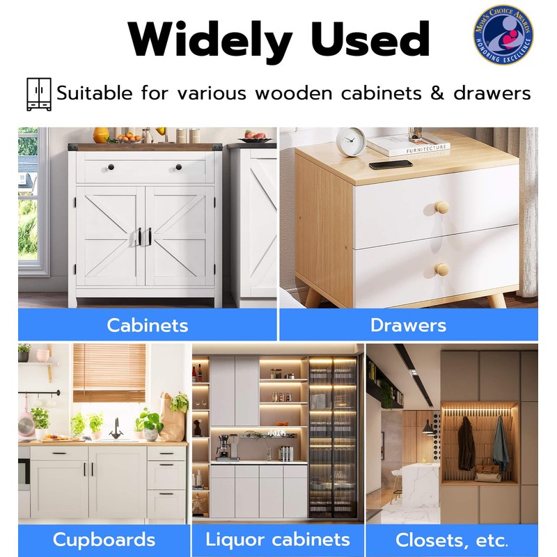 eLinkSmart Smart Cabinet Lock, Hidden No Drill Adhesive Magnetic Baby