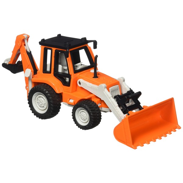DRIVEN by Battat – Micro Backhoe Loader – Backhoe Loader with Sound Effects and Movable Parts for Kids Aged 3+