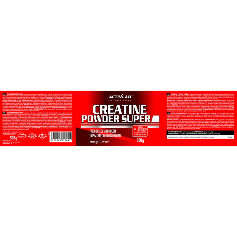 Activlab 500 g Orange Super Creatine Powder