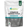Wellthy Citrato de Potasio y Citrato de Magnesio 120 Cápsulas.