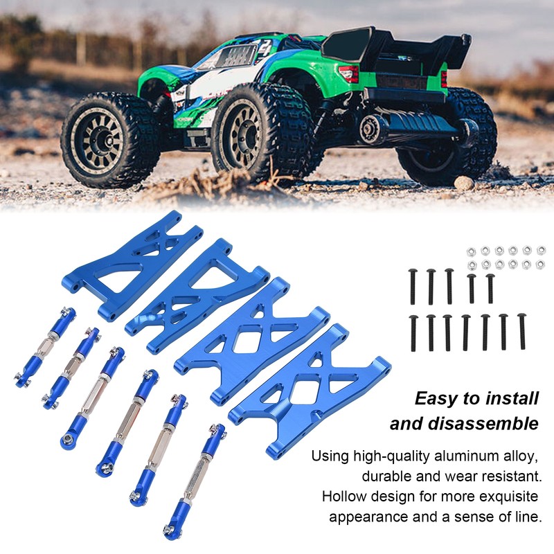 RC Aluminum Front Rear Suspension Arms and Pull Rod Steering