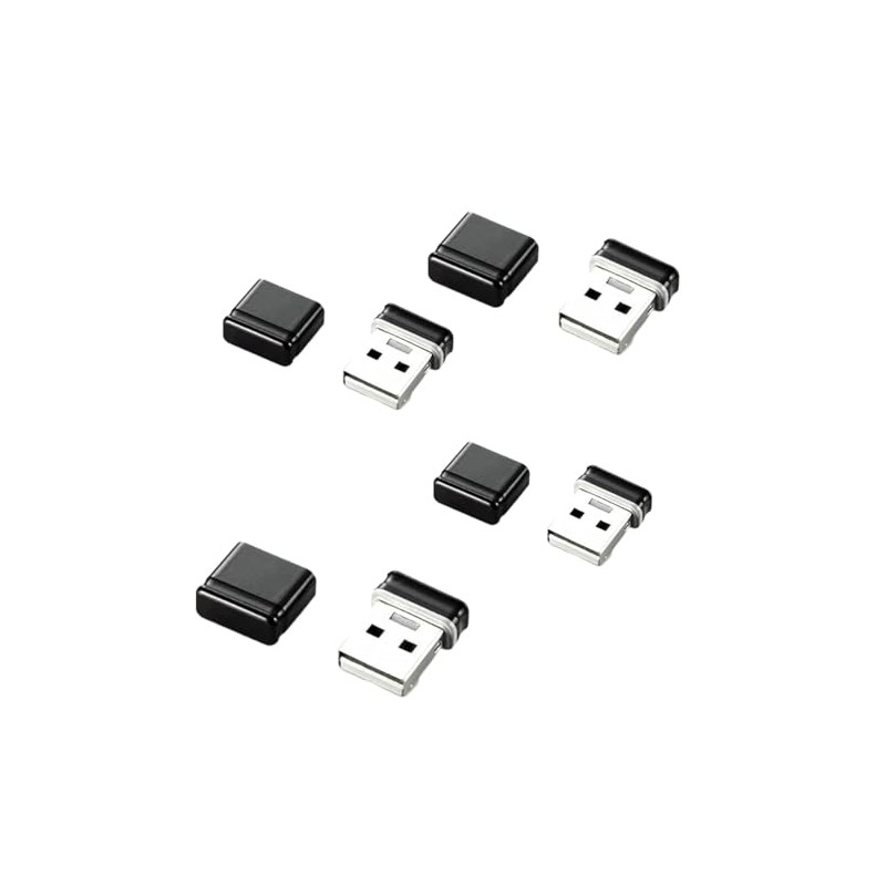 4 x 8gb memory stick flash drive mini black (pack