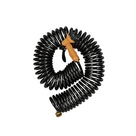 Manguera Tipo Bobina de 15 metros con aspersor con 7 patrones disponibles, Coil Hose GARDENTECH