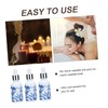 BUGUUYO 3pcs Mini Oil Dropper Bottles Ceramic Body 30ml Essential