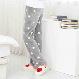 Star Microfiber Sleep Pants Grey