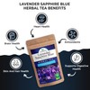 Organic Lavender Sapphire Blue Herbal Tea - Natural Rich Source