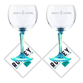 Roxley Bombay Sapphire X2 Gin Glass