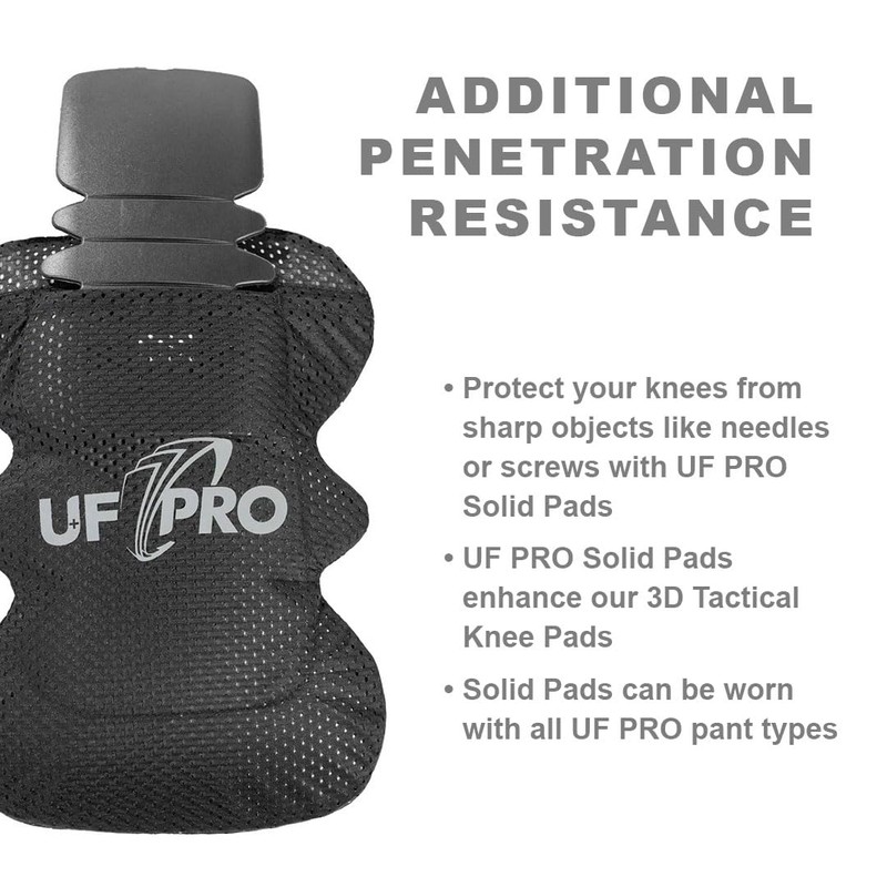 UF Pro 3D Tactical Knee Pads Cushion, Black, Grey