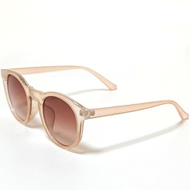 Belkut Fashionable Glasses, Unisex, Colored Lens, Sunglasses, Large, Small Face, Lightweight, 5.C Beige x Brown HF