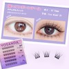 Yosanda False Eyelashes, No Glue, 1 Second, False Eyelashes, Natural,