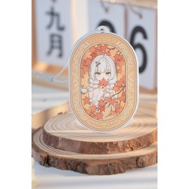 TANCHJIM Earphone Goods, Tenki Asano Limited Hanging Card, Autumn, 2.4 x 3.5 inches (6 x 9 cm), Paper, Seasonal Decoration Tag