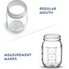Mason Jars 16 oz - 6-Pack Regular Mouth Glass Jars