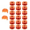 TopHomer 18 Pack Trimmer Spool Line for Worx, WA0010 Replacement
