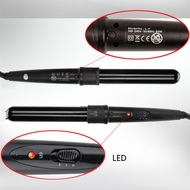 5‑In‑1 Curling Iron LED Adjustable Temperature Hair Styling Curling Iron
