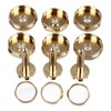 12Pcs Trumpet Accessories Metal Upper and Lower Covers Buttons Connecting