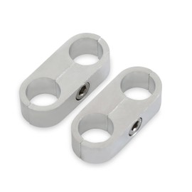 Earl's 167210 Polished Aluminum 5/8" Hose & Tube Separator - Set of 2 (7.1117G)