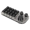 Programmable Keyboard 3 Knobs 15 Keys Portable RGB Bluetooth DIY