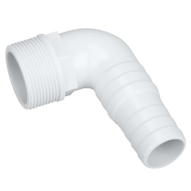 1 1/2" Pool Hose Adapter Fitting for Above Ground Pool Pumps, Filter, Skimmer, 90 Degree Barb Elbow Pool Hose Adapter Compatible with Hayward SPX1105Z3, SPX1105Z4, SPX1091Z7 Hose Adapters