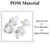 Toilet Seat Replacement Kit Made of Plastic, Toilet Seat Bolts