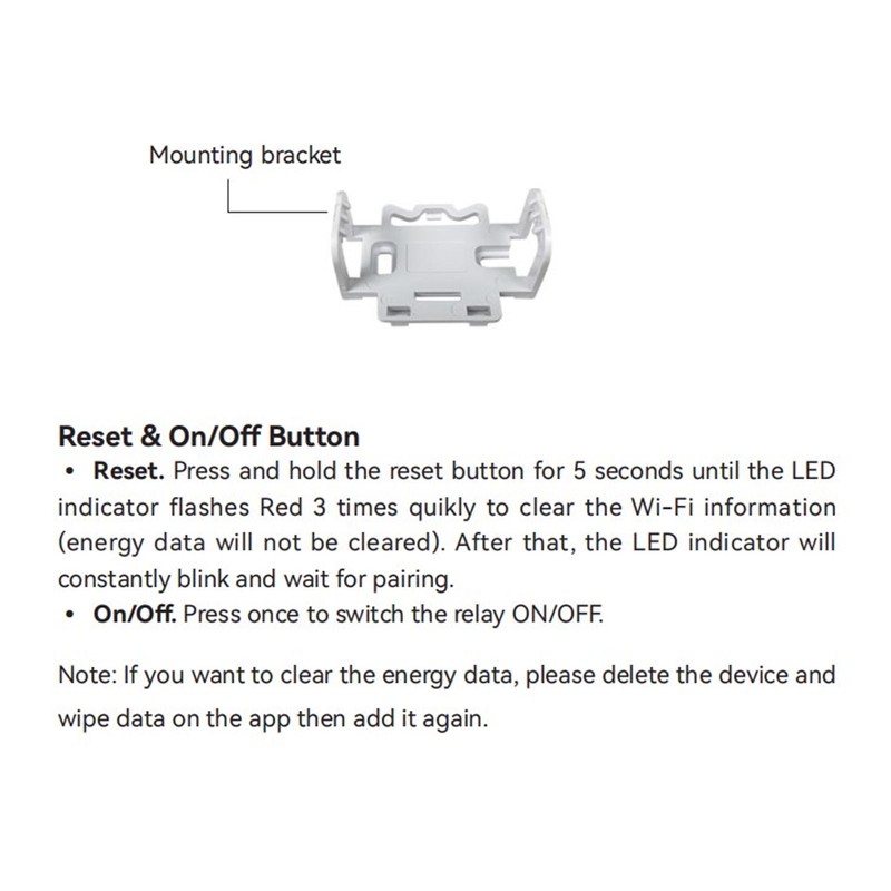 WiFi Smart Energy Monitor Single Phase Clamp Electricity Meter with