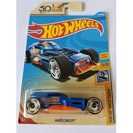 Hot Wheels 2018 Hw 50th Race Team 9/10 - HW50 Concept (Blue)