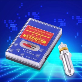 15 piezas de cuchillas de trazador de acero de tungsteno, 30 45 60 grados Roland Vinyl Plotter Cortador estándar con soporte de aluminio para muchos plotters de corte Herramienta de corte de 1,5 mm de