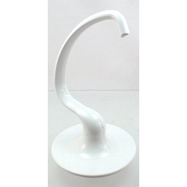 NewPowerGear Stand Mixer Coated Dough Hook Replacement For KP50P KPM5 KPM50 KSM5 KSM50 KSM50P KSMC50 KSMC50S, 9KSM5CBBK1 9KSM5CBER1 9KSM5CBWH1