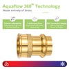 ORIANSE 10 Pack Brass Propress Fittings 3/4" ProPress x 3/4"