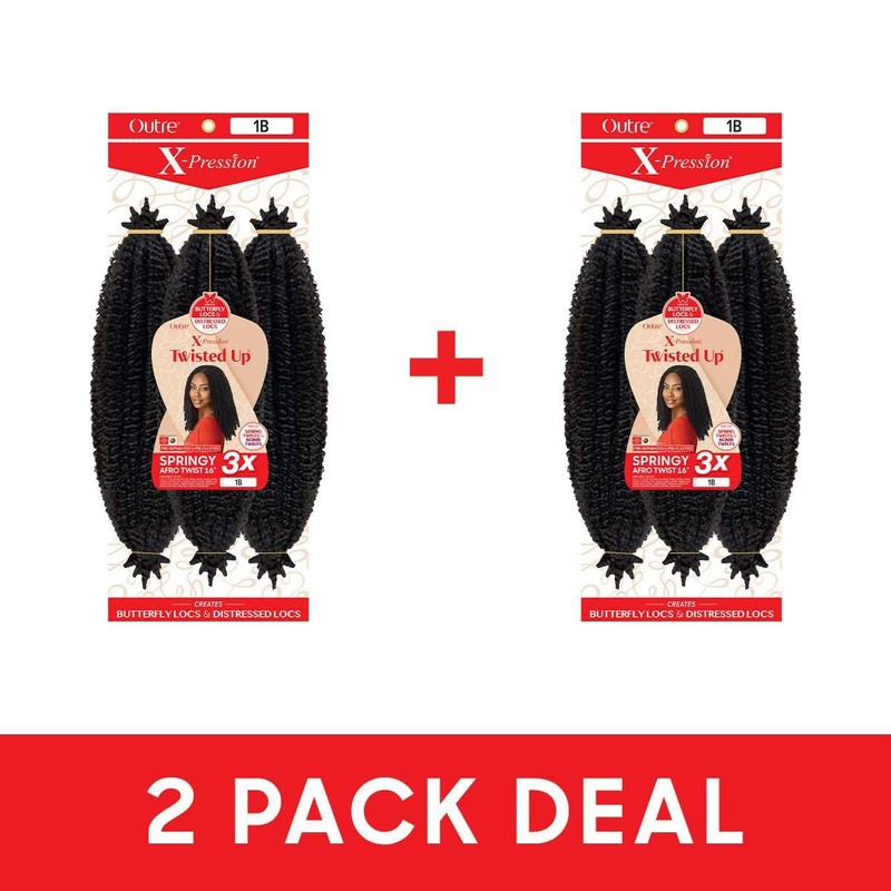 Outre X-Pression - Twisted Up - Springy Afro Twist 16"