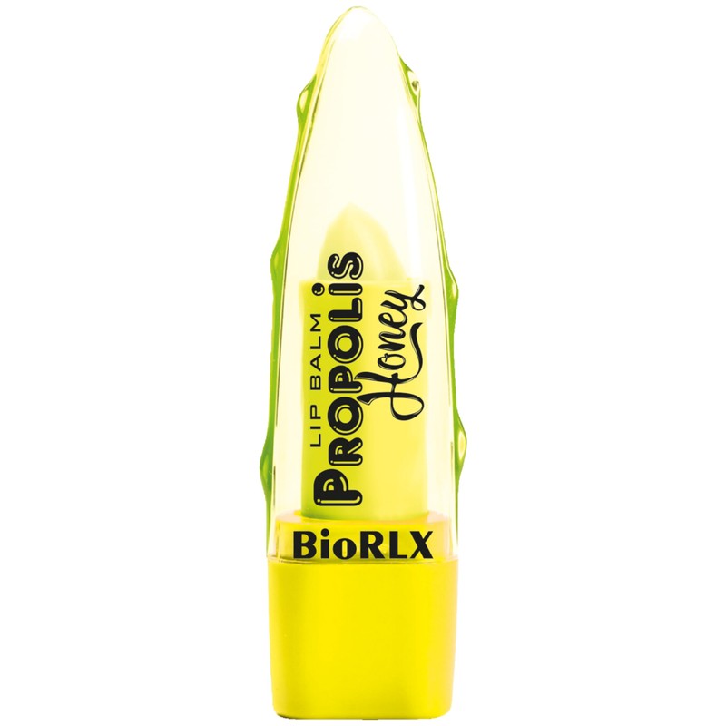 BioRLX Propolis and Honey Lip Balm - Natural Color-Free Moisturizing