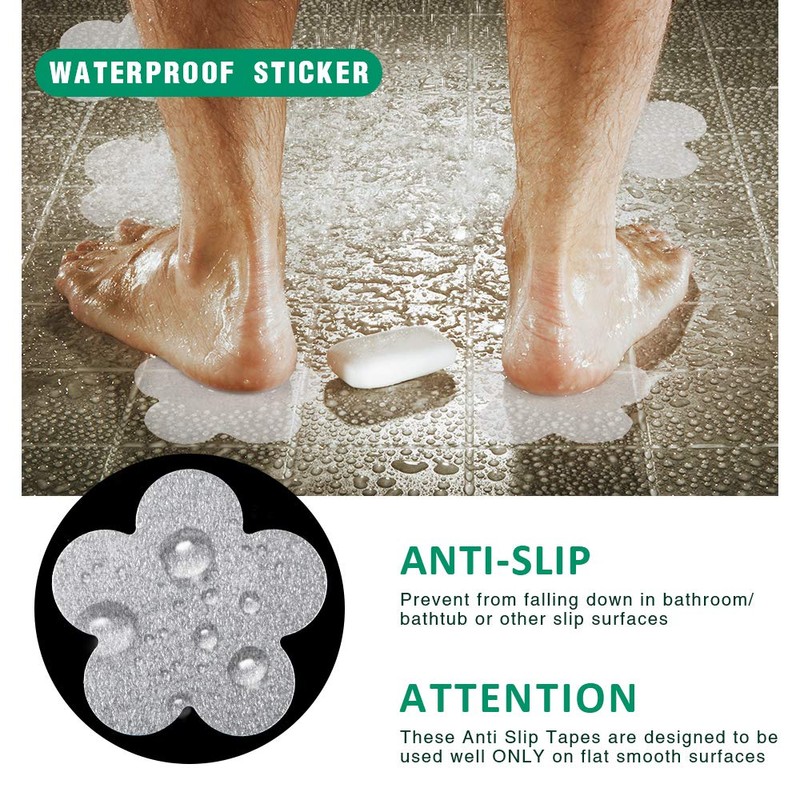 SlipStopper Non Slip Bathtub Stickers 28 PCS Adhesive Anti Slip
