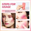 Tiejdhr Multi-Use Makeup Blush Stick, 3-in-1 Cream Blush Stick Beauty