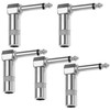 ECSiNG 5PCS 6.35mm 1/4" 90 Degree Right Angle Audio Plug