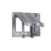 Hubbell-Bell MX3050S Flip Weatherproof 125-in-1 Universal Metal Device Cover, 3-Gang,