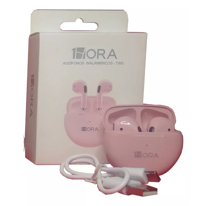 1Hora Auriculares in-ear inalámbricos 1Hora In-Ear AUT119 AUT119 rosa