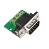Futheda D-sub DB9 Interface Breakout Board Connector 9-pin 2-row Male