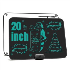 ROYALITA 20-Inch LCD Writing Tablet, Writing Board Note Board for Fridge, Dry-Erase & Sticky Note Alternative for Home & Office, Large Reusable Writing Pad with Built-in Magnets & Instant Erase