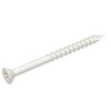 Grip-Rite P212STWH40, PrimeGuard Plus #9 x 2-1/2" White Trim Screws,