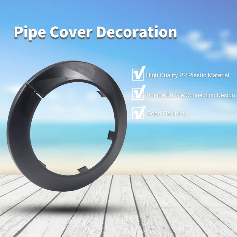MroMax Fit for 3.5 inch Outer Diameter Flange Water Pipe
