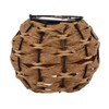 Outdoor Solar Lantern LED Waterproof Hollowed Rattan Ball Solar Hanging