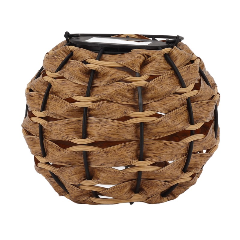 Outdoor Solar Lantern LED Waterproof Hollowed Rattan Ball Solar Hanging