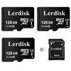 Lerdisk - Paquete de 3 tarjetas micro SD (128GX3)