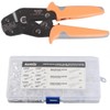 IWISS SN-48B + 270KIT Flat Terminal Sleeves, Male/Female, Total of