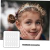 PACKOVE 200pcs Headband End Caps Durable Rubber Plugs for Hair