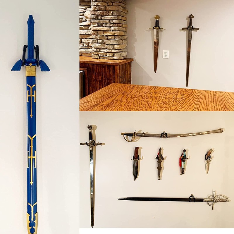 Flexible Adjustable Sword, Wall Hook Sword Hanger Display Universal Sword