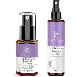 Bakuchiol Face Serum and Toner - USA Made with Natural & Organic Ingredients, Plant Based Retinol Alternative for Sensitive Skin