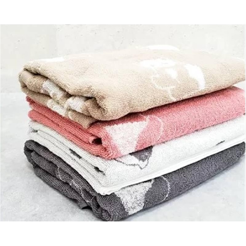 Panda Jacquard Face Towel [TL-F75-2B] Pink