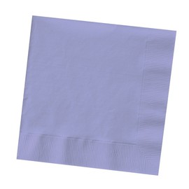 50-Count Touch of Color 3-Ply Paper Beverage Napkins, Luscious Lavender
